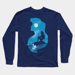 Mermaid portrait Long Sleeve T-Shirt